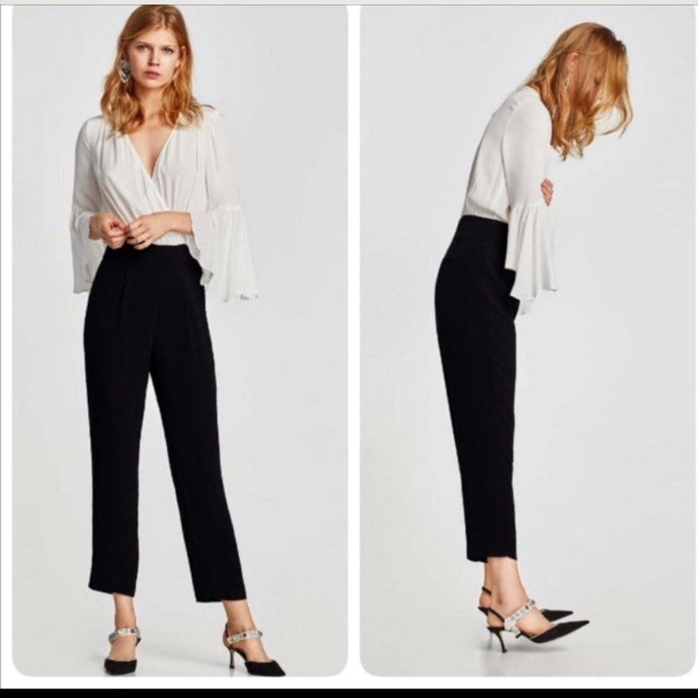 NWT Zara Black and White Jumpsuit